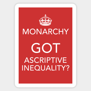 Monarchy: Got Ascriptive Inequality? Sticker